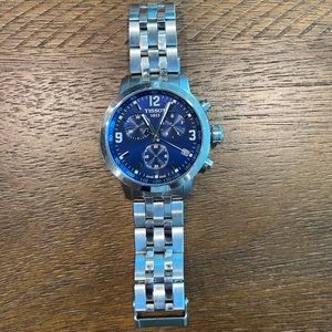 Tissot T-Sport PRC200 Blue Chronograph Watch